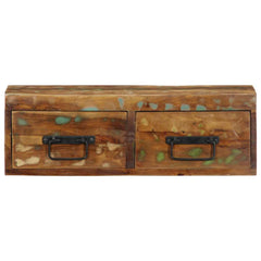 vidaXL Wall-mounted TV Cabinet 60x30x19 cm Solid Wood Reclaimed 5