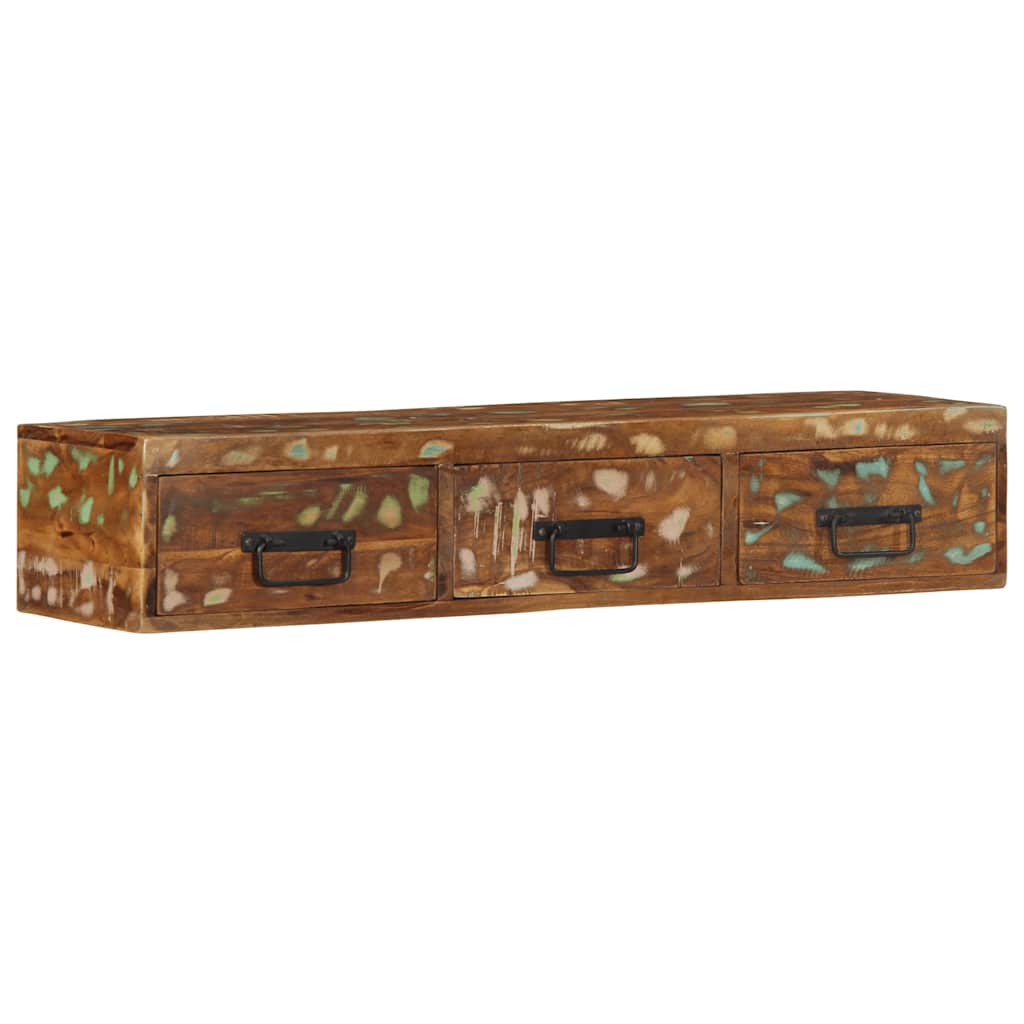 Wall-mounted TV Cabinet Solid Wood Reclaimed