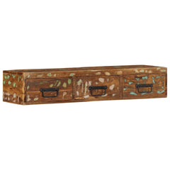 Wall-mounted TV Cabinet Solid Wood Reclaimed