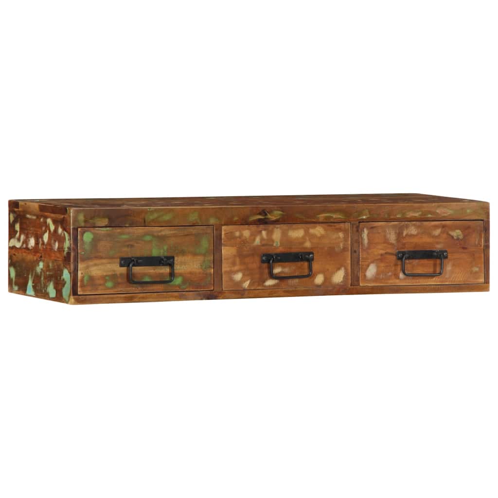 Wall-mounted TV Cabinet Solid Wood Reclaimed