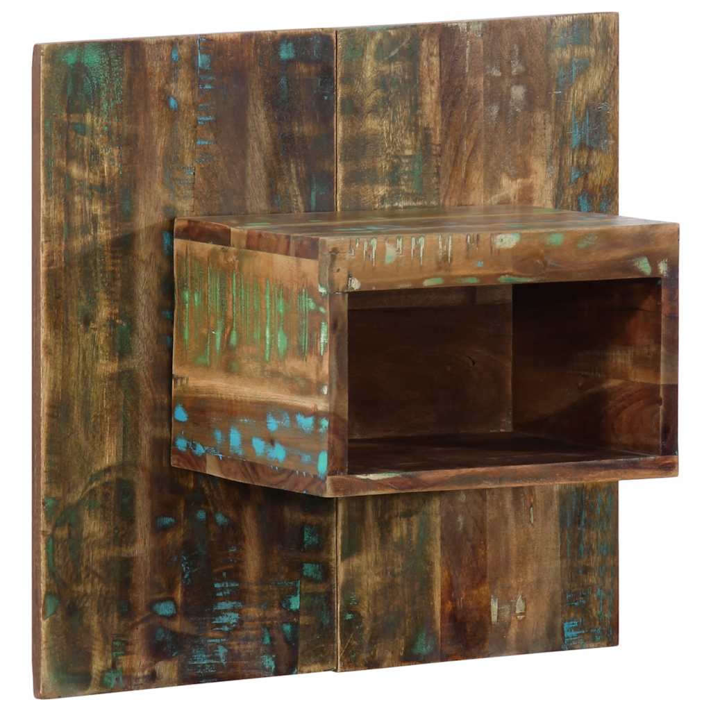 vidaXL Bedside Cabinet Multicolour 50x27x50 cm Solid Wood Reclaimed 1