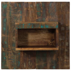 vidaXL Bedside Cabinet Multicolour 50x27x50 cm Solid Wood Reclaimed 2