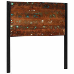vidaXL Headboard 100 cm Solid Wood Reclaimed and Iron 3