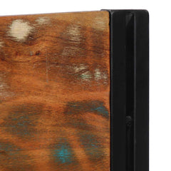 vidaXL Headboard 100 cm Solid Wood Reclaimed and Iron 6