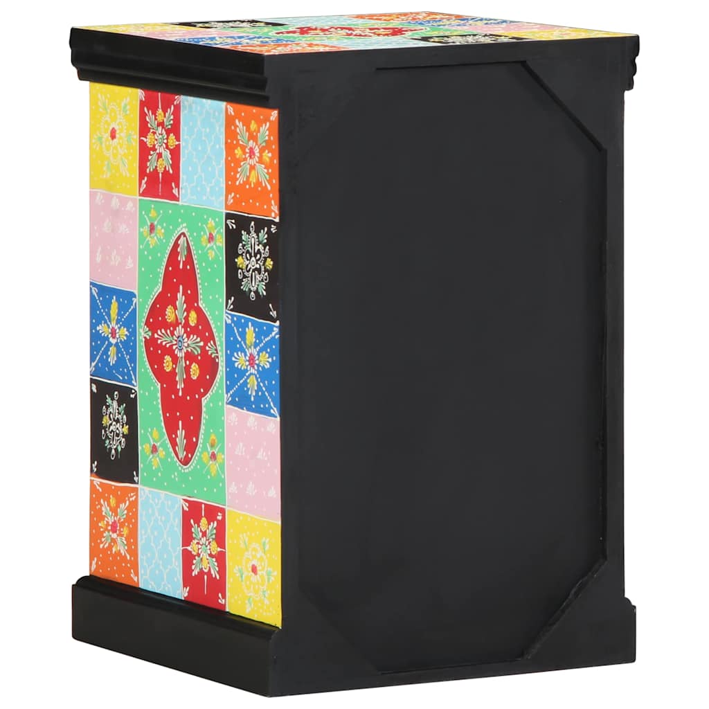 Drawer Cabinet Multicolour Solid Mango Wood, image 4