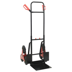 vidaXL Hand Trolley Black and Red 64.5 x 49.5 x 114 cm Steel 2