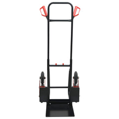 vidaXL Hand Trolley Black and Red 64.5 x 49.5 x 114 cm Steel 4