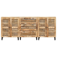 Storage Cabinets 3 pcs Solid Mango Wood, image 5