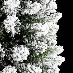 vidaXL Christmas Tree | White and Green | PVC and PE with a steel stand | Slim 5