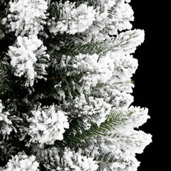 vidaXL Christmas Tree | White and green | PVC, PE, steel | Slim 5