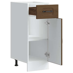 vidaXL Kitchen Base Cabinet Kalmar Brown Oak Engineered Wood 5