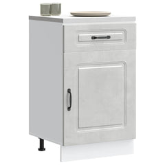 vidaXL Kitchen Base Cabinet "Kalmar" Engineered Wood Concrete Grey