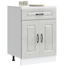 vidaXL Kitchen Base Cabinet "Kalmar" Engineered Wood Concrete Grey