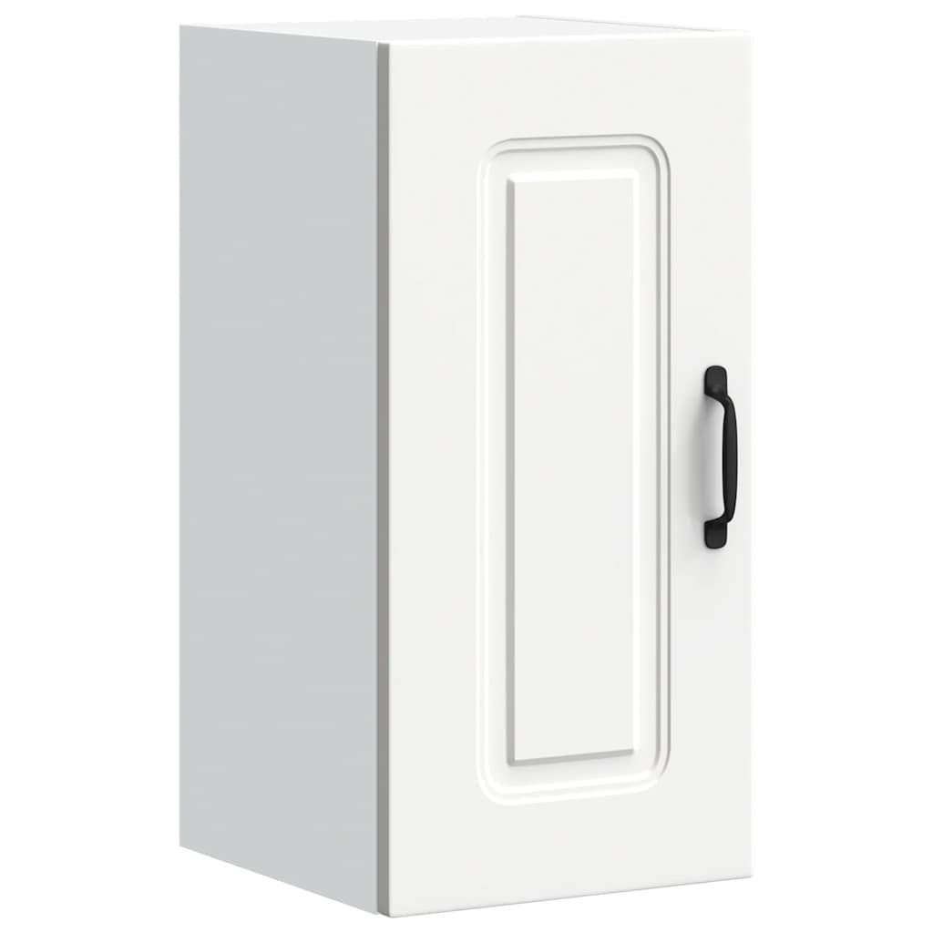 vidaXL Kitchen Wall Cabinet Kalmar White Engineered Wood 2