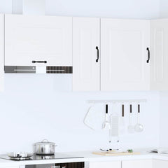 vidaXL Kitchen Wall Cabinet Kalmar White Engineered Wood 3