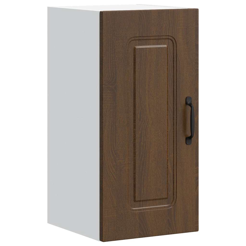 vidaXL Kitchen Wall Cabinet Kalmar Brown Oak Engineered Wood 2