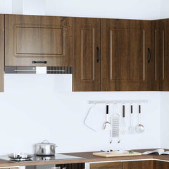vidaXL Kitchen Wall Cabinet Kalmar Brown Oak Engineered Wood 3