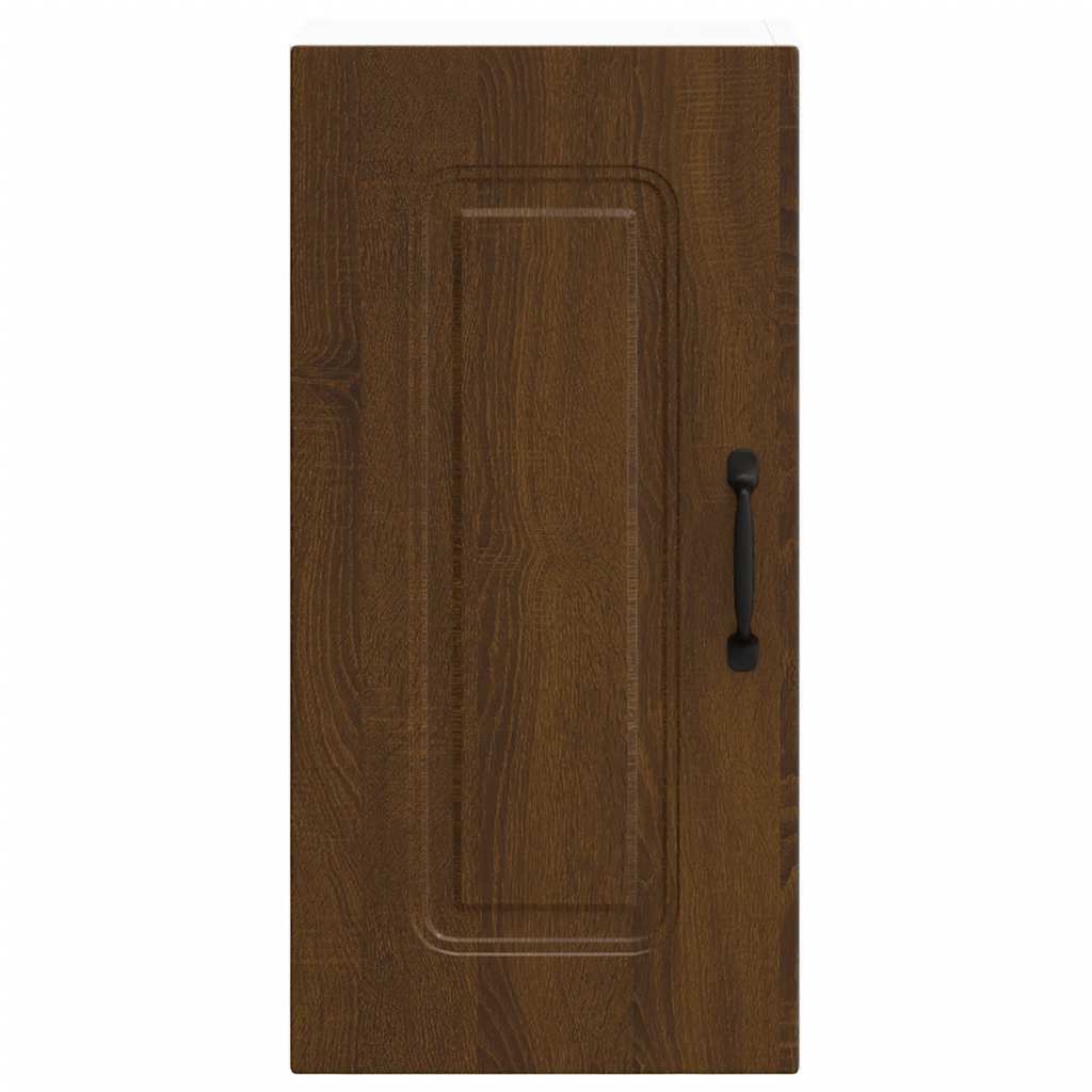 vidaXL Kitchen Wall Cabinet Kalmar Brown Oak Engineered Wood 4