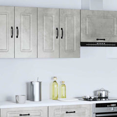 vidaXL Kitchen Wall Cabinet "Kalmar" Engineered Wood Concrete Grey