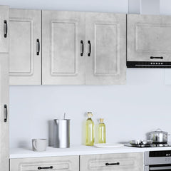 vidaXL Kitchen Wall Cabinet "Kalmar" Engineered Wood Concrete Grey