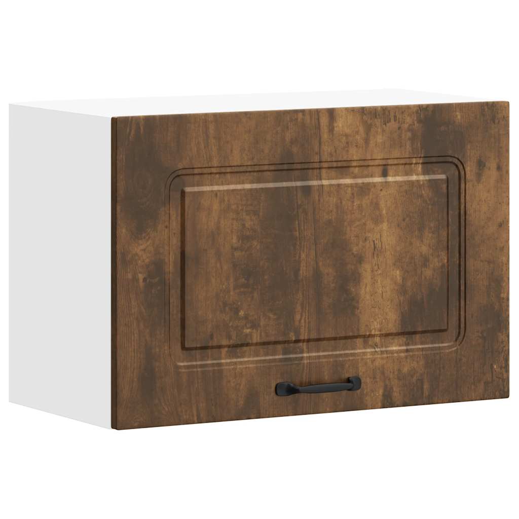 vidaXL Kitchen Wall Cabinet Kalmar Smoked Oak Engineered Wood 2