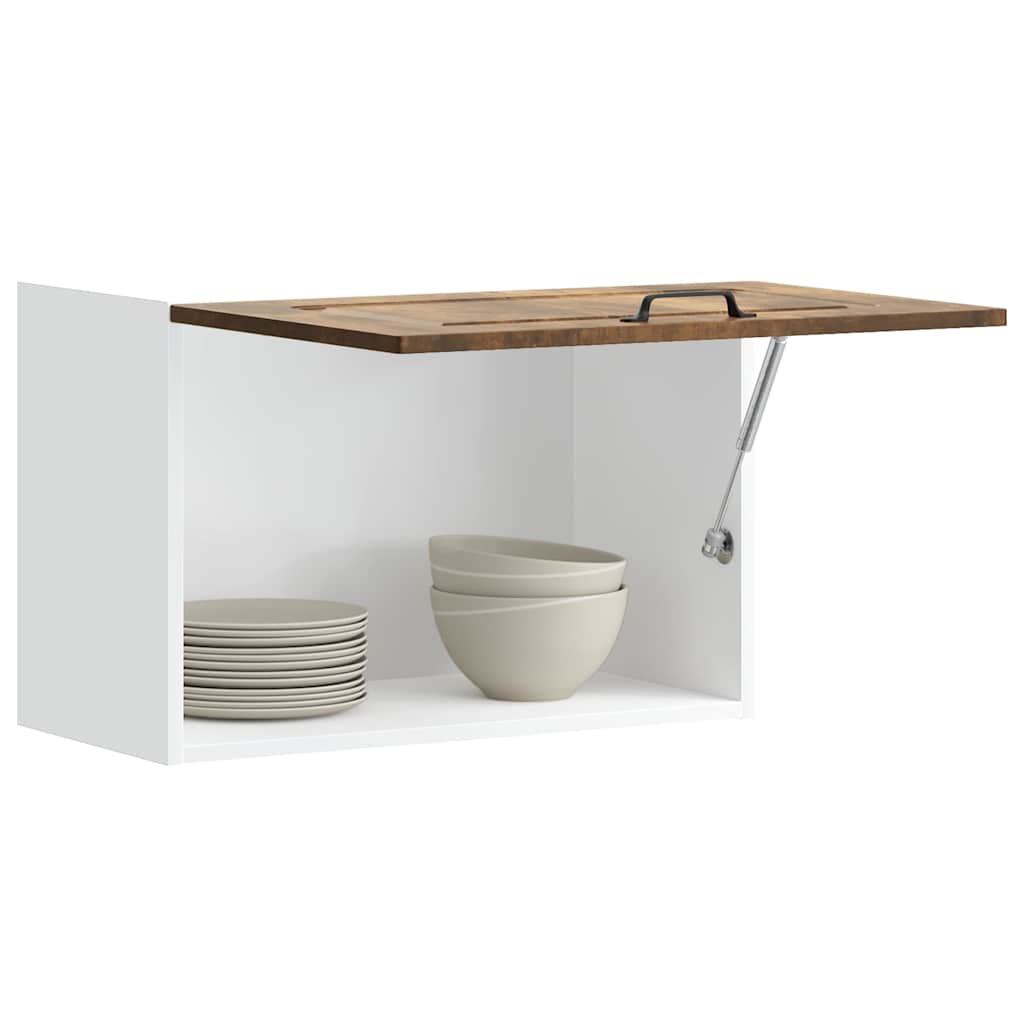 vidaXL Kitchen Wall Cabinet Kalmar Smoked Oak Engineered Wood 1
