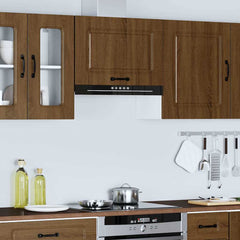vidaXL Kitchen Wall Cabinet "Kalmar" Engineered Wood Brown Oak