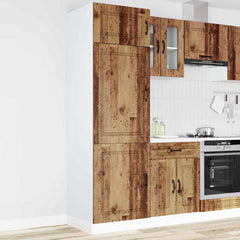 vidaXL Kitchen Base Cabinet "Kalmar" Engineered Wood Old Wood