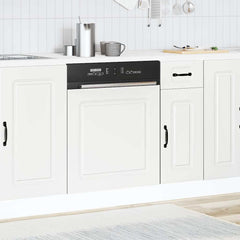 vidaXL Dishwasher Panel Kalmar White 60x1.5x57 cm Engineered Wood 3