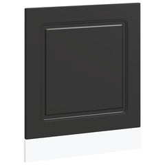 vidaXL Dishwasher Panel Kalmar Black 60x1.5x57 cm Engineered Wood 2
