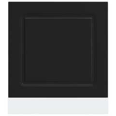 vidaXL Dishwasher Panel Kalmar Black 60x1.5x57 cm Engineered Wood 4