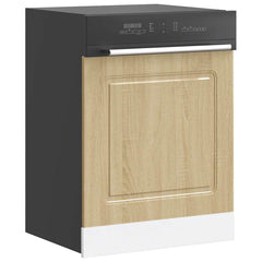 vidaXL Dishwasher Panel Kalmar Sonoma Oak 60x1.5x57 cm Engineered Wood 3