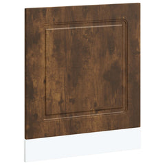 Kitchen Base Cabinet "Kalmar" Engineered Wood Smoked Oak 1x dishwasher panel 60 cm wide 57 cm high