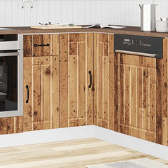 vidaXL Kitchen Base Cabinet "Lucca" Engineered Wood Old Wood