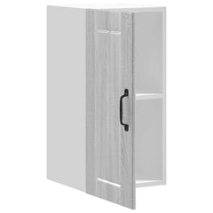 vidaXL Kitchen Wall Cabinet Lucca Grey Sonoma Engineered Wood 5