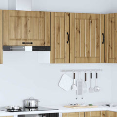 vidaXL Kitchen Wall Cabinet Lucca Artisan Oak Engineered Wood 3