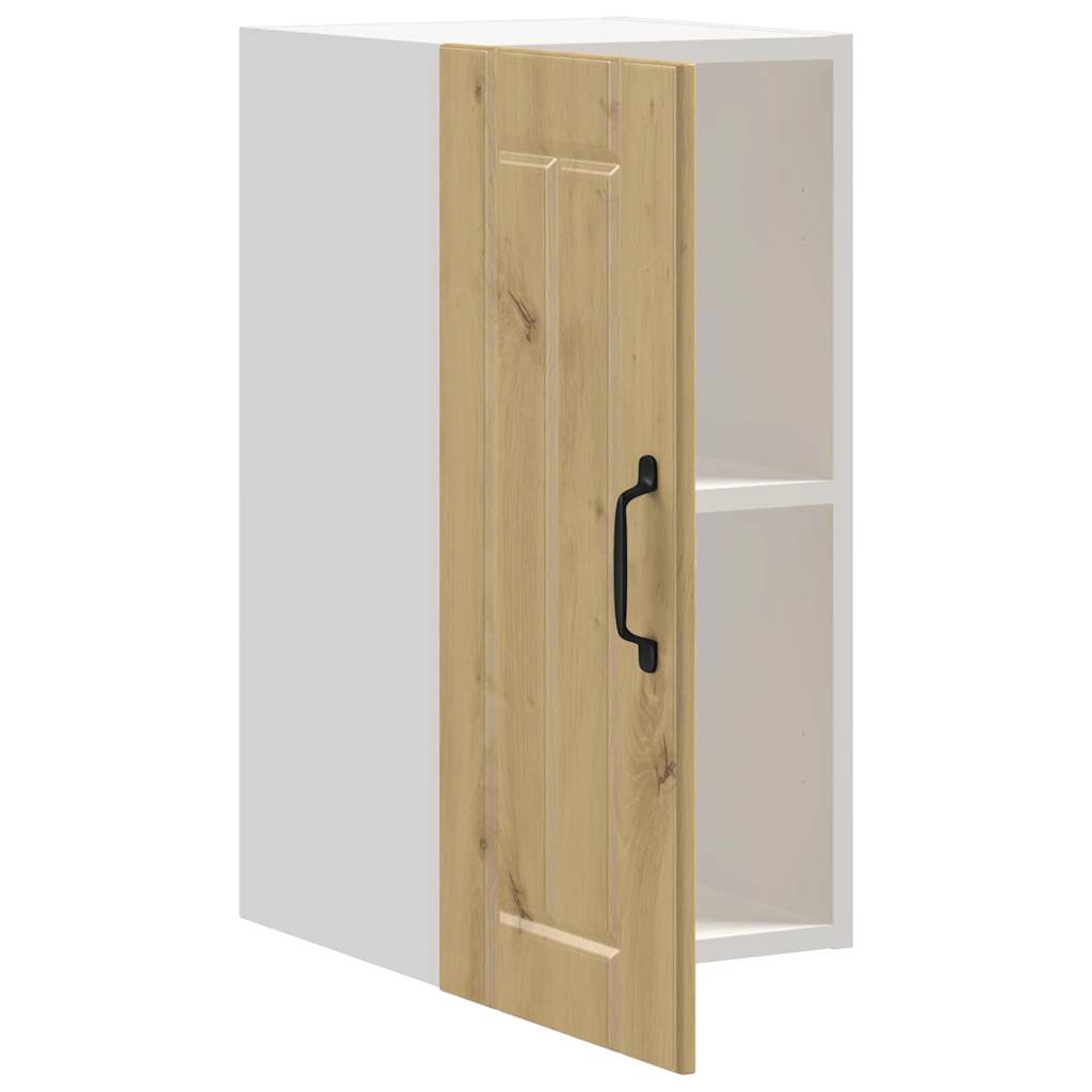 vidaXL Kitchen Wall Cabinet Lucca Artisan Oak Engineered Wood 5