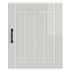 vidaXL Kitchen Wall Cabinet Lucca High Gloss White Engineered Wood 5