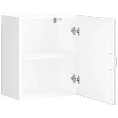 vidaXL Kitchen Wall Cabinet Lucca High Gloss White Engineered Wood 6