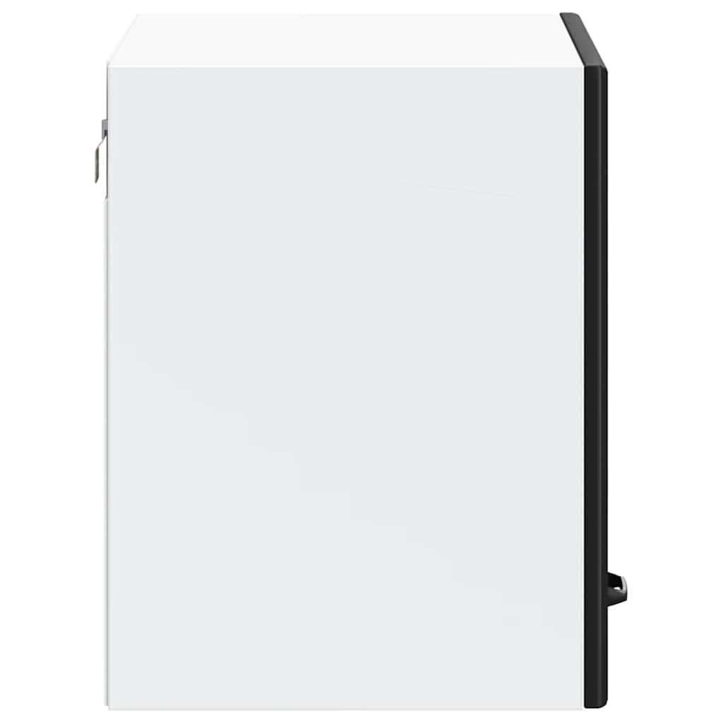 vidaXL Kitchen Wall Cabinet Lucca Black Engineered Wood 6