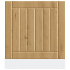 vidaXL Dishwasher Panel Lucca Artisan Oak Engineered Wood 4
