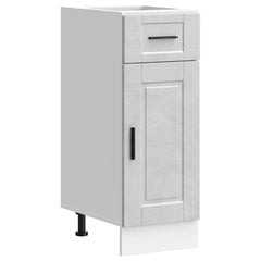 vidaXL Kitchen Base Cabinet Porto Concrete Grey Engineered Wood 2