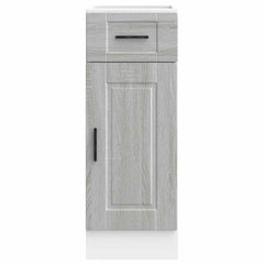 vidaXL Kitchen Base Cabinet Porto Grey Sonoma Engineered Wood 4