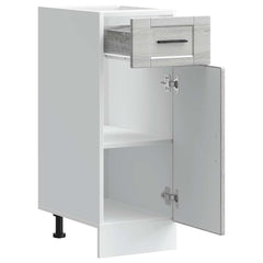 vidaXL Kitchen Base Cabinet Porto Grey Sonoma Engineered Wood 5