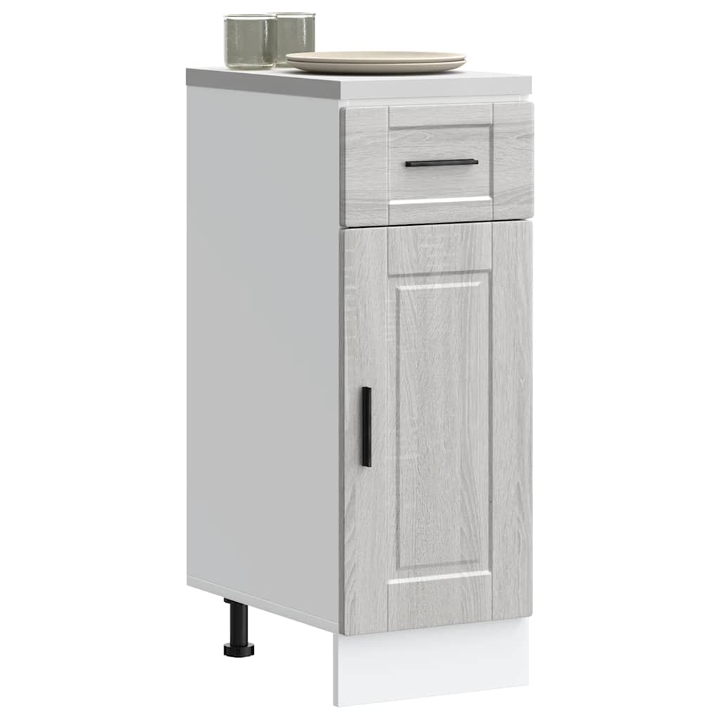 vidaXL Kitchen Base Cabinet Porto Grey Sonoma Engineered Wood 1