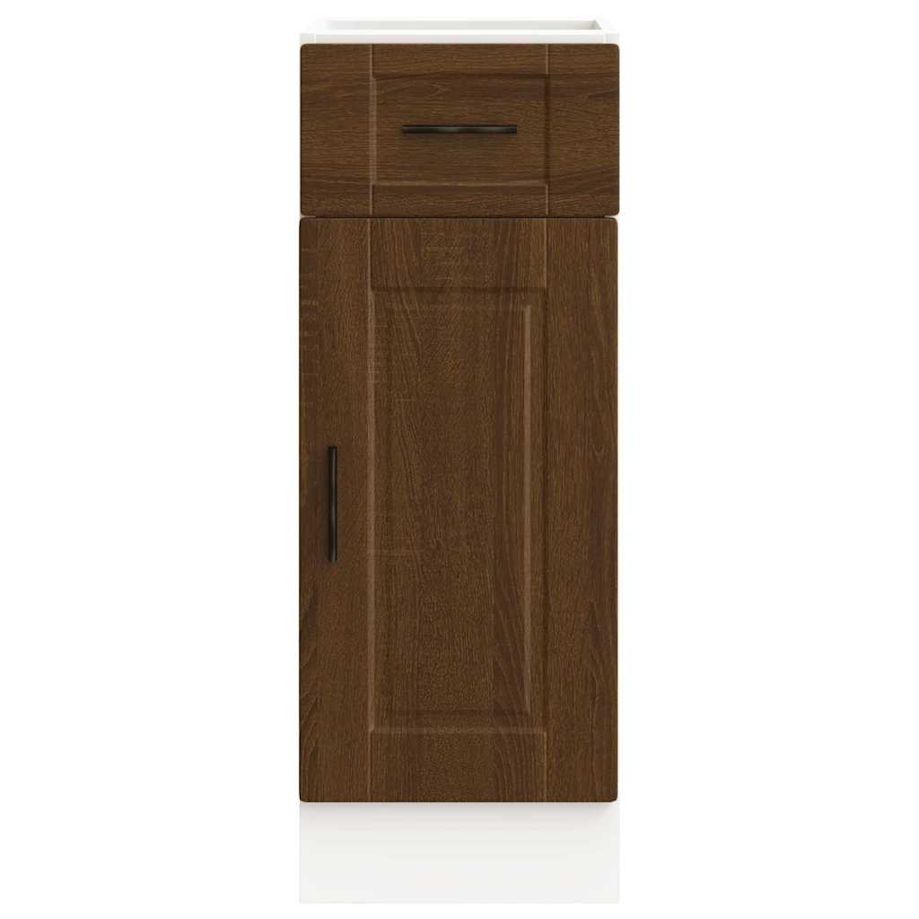 vidaXL Kitchen Base Cabinet Porto Brown Oak Engineered Wood 4