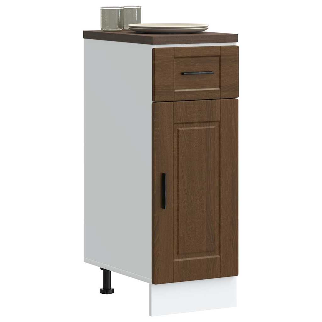 vidaXL Kitchen Base Cabinet Porto Brown Oak Engineered Wood 1