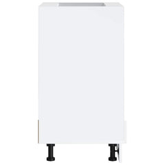 vidaXL Oven Cabinet Porto White Engineered Wood 5