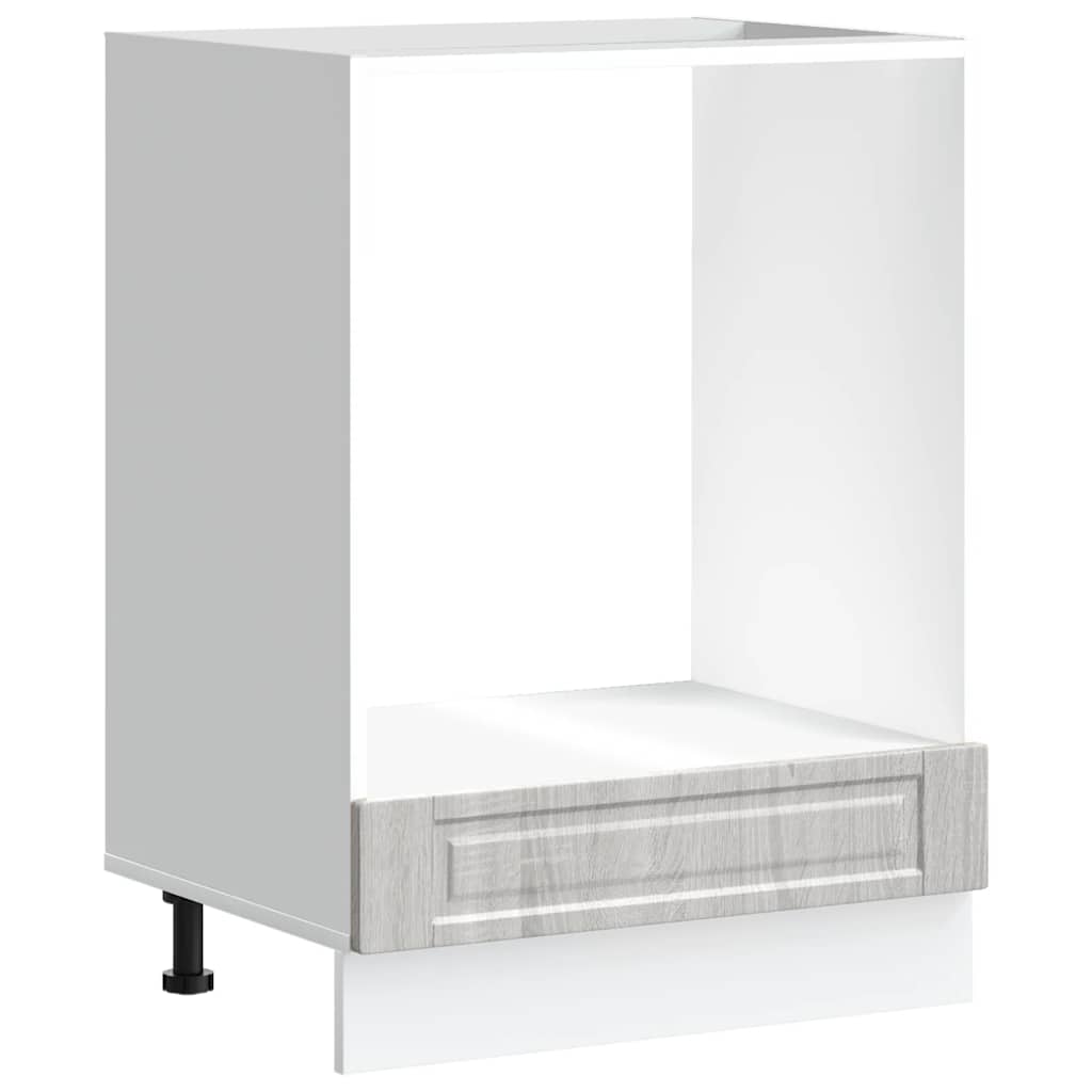 vidaXL Oven Cabinet Porto Grey Sonoma Engineered Wood 2