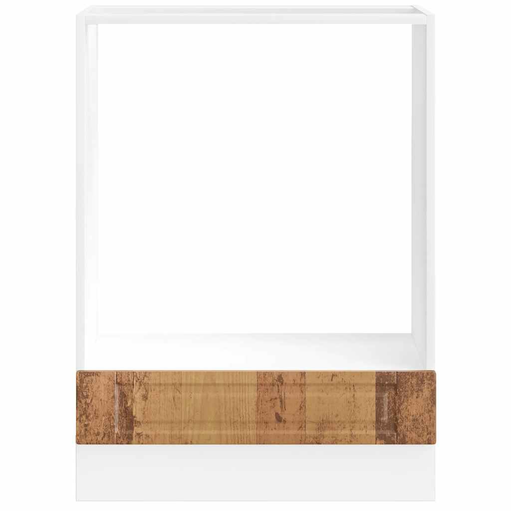 vidaXL Oven Cabinet Porto Old Wood Engineered Wood 4